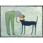 Man with Dog Art Print