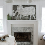 Elephant In The Room Art Print - Gallery Wrap