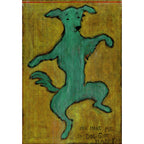 Dancing Dog Art Print