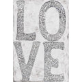 L-O-V-E White - Art Print