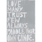 Paddle Your Own Canoe Art Print