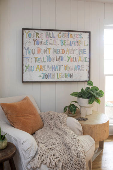 You're All Geniuses Art Print (Gallery Wrap)