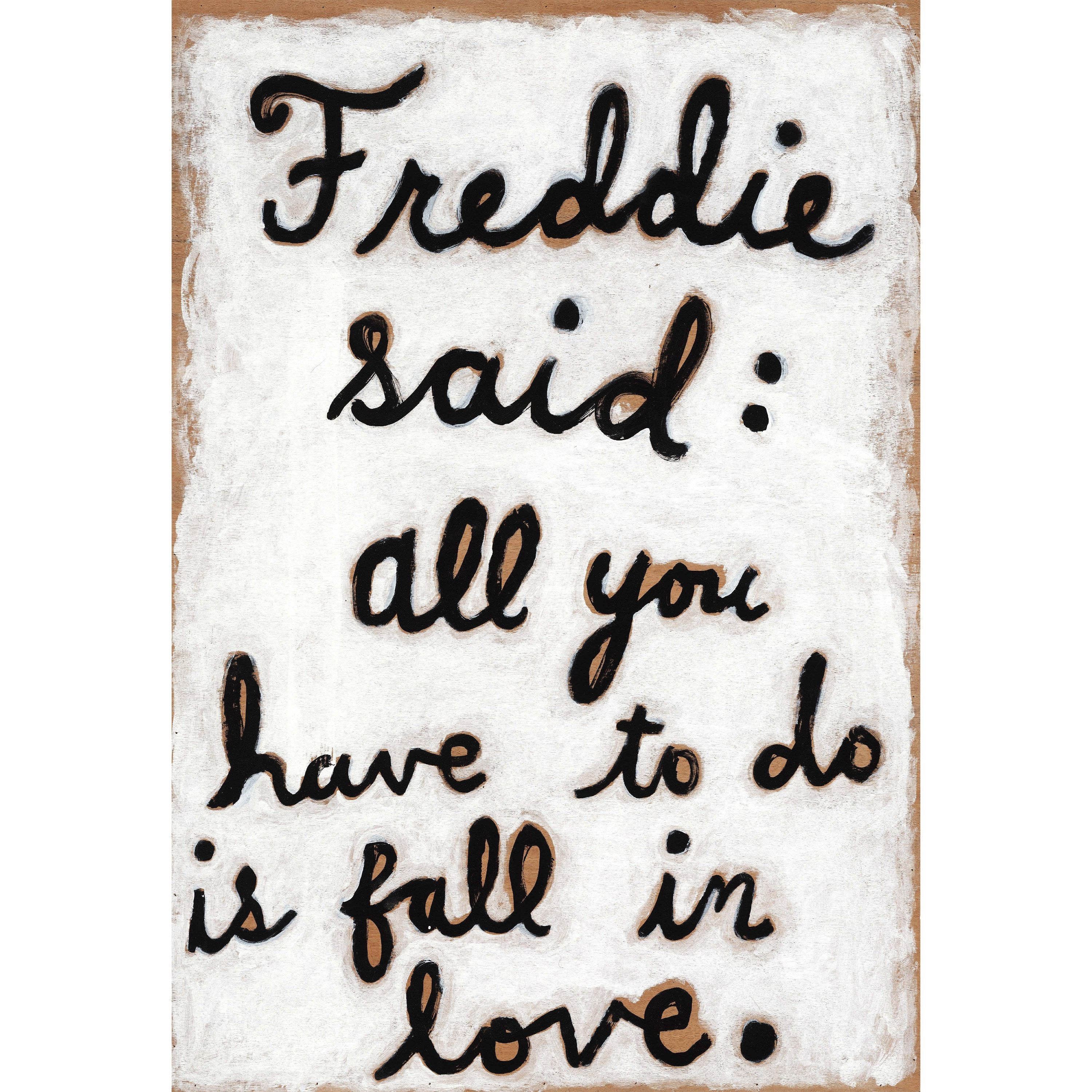 Freddie Said  - Art Print