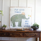 Good Things Elephant - Art Print