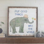 Good Things Elephant - Art Print