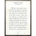 Albert Camus Art Print - Grey Wood