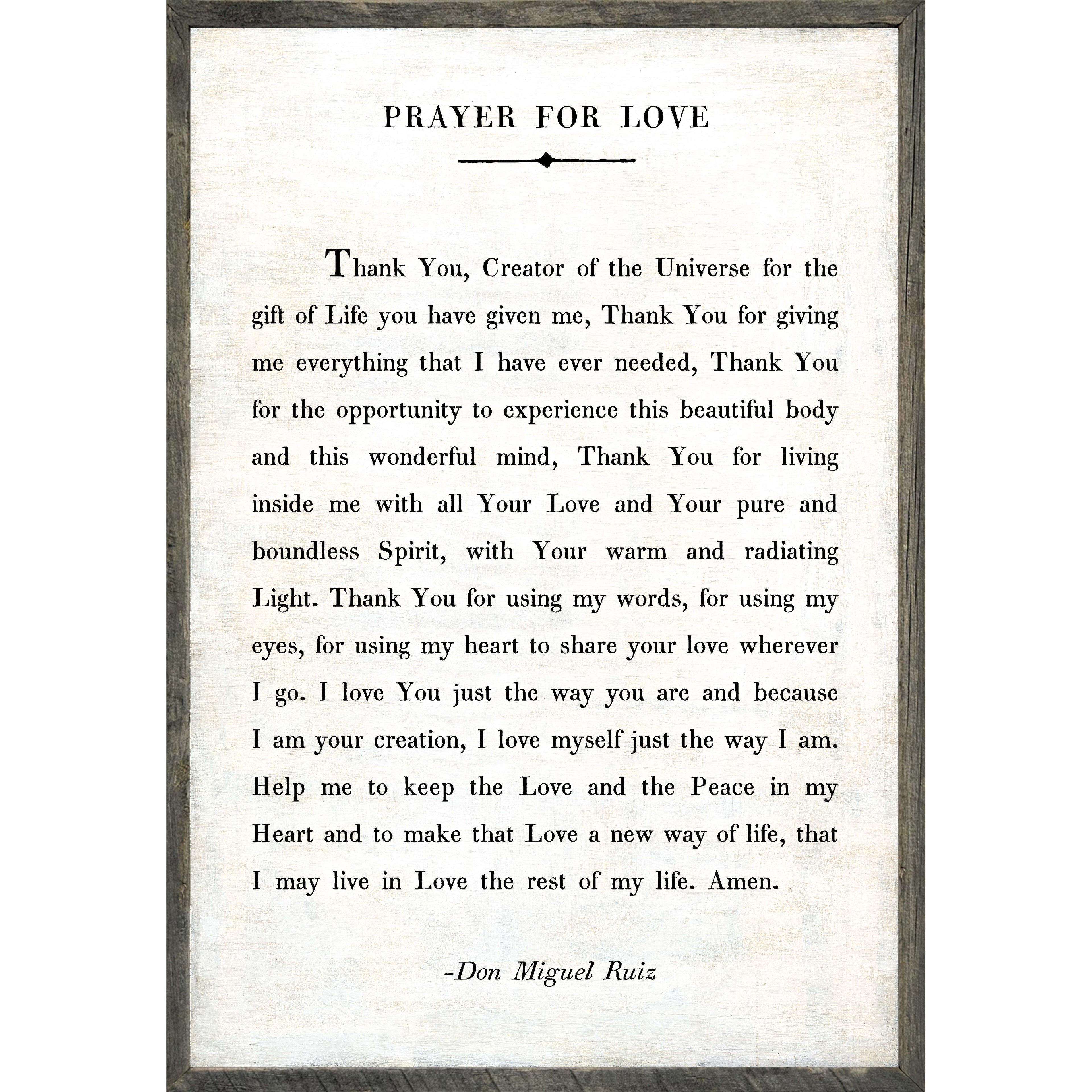 Prayer For Love - Poetry Collection