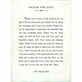 Prayer For Love Poetry Collection (Gallery Wrap) Art Print