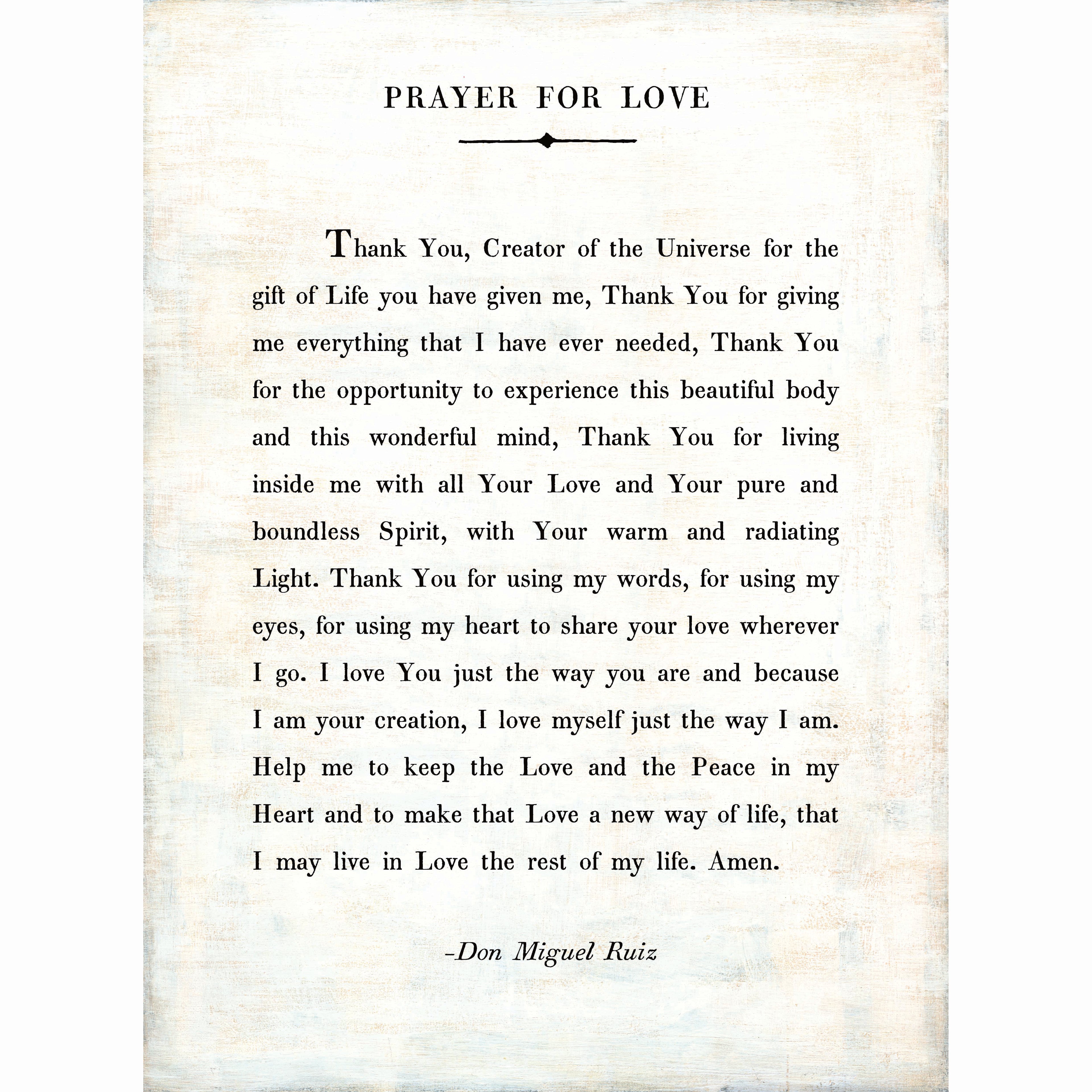 Prayer For Love - Poetry Collection