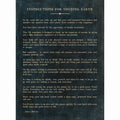 Instructions Before Visiting Earth Poetry Collection (Gallery Wrap) Art Print