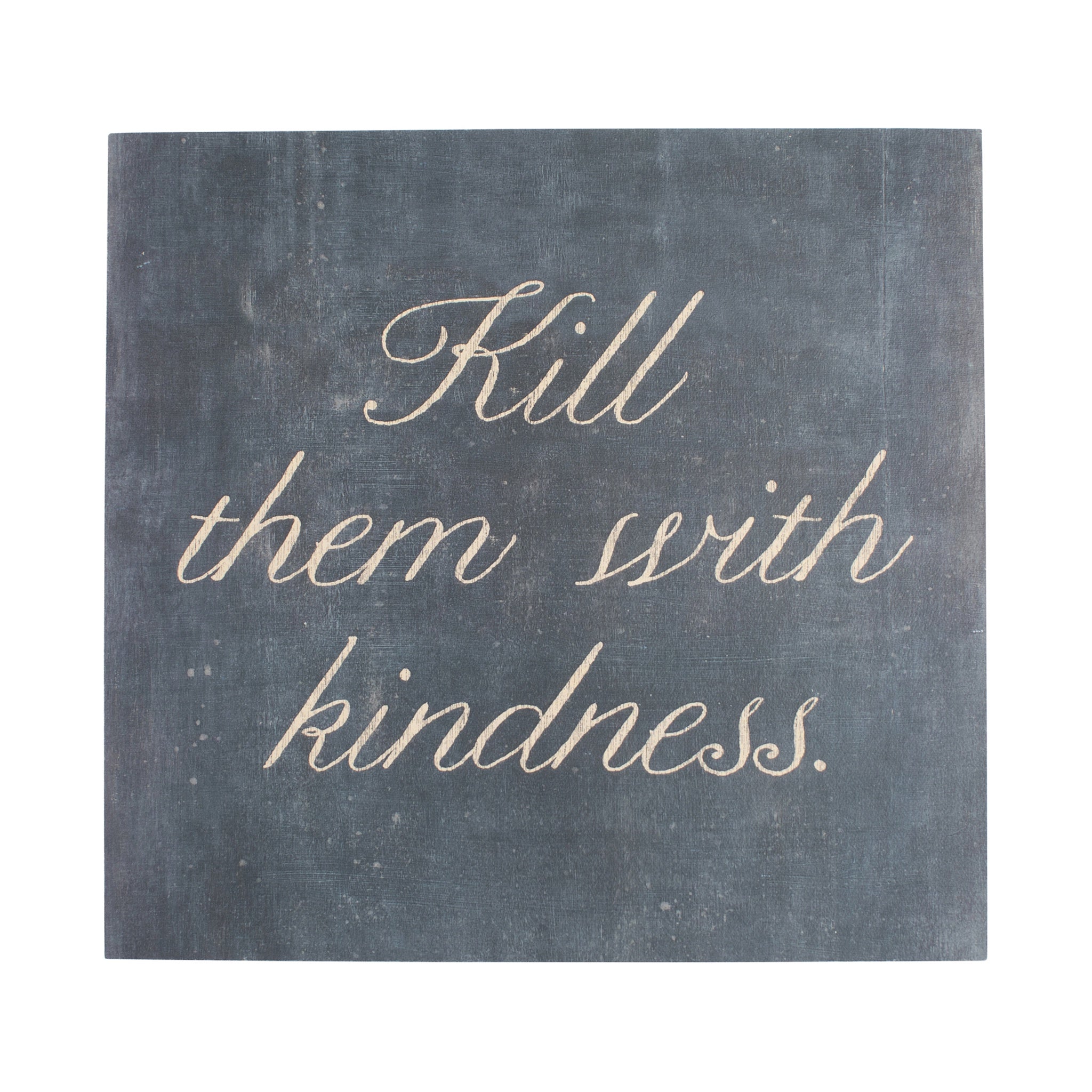 Kill Them With Kindness Art Poster