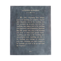 12"x16" Jackson Kiddard Book Collection Art Poster - Charcoal