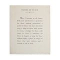 Prayer of Peace Book Collection Art Poster