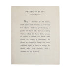 Prayer of Peace Book Collection Art Poster