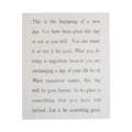 12"x16" This Is The Beginning Art Poster