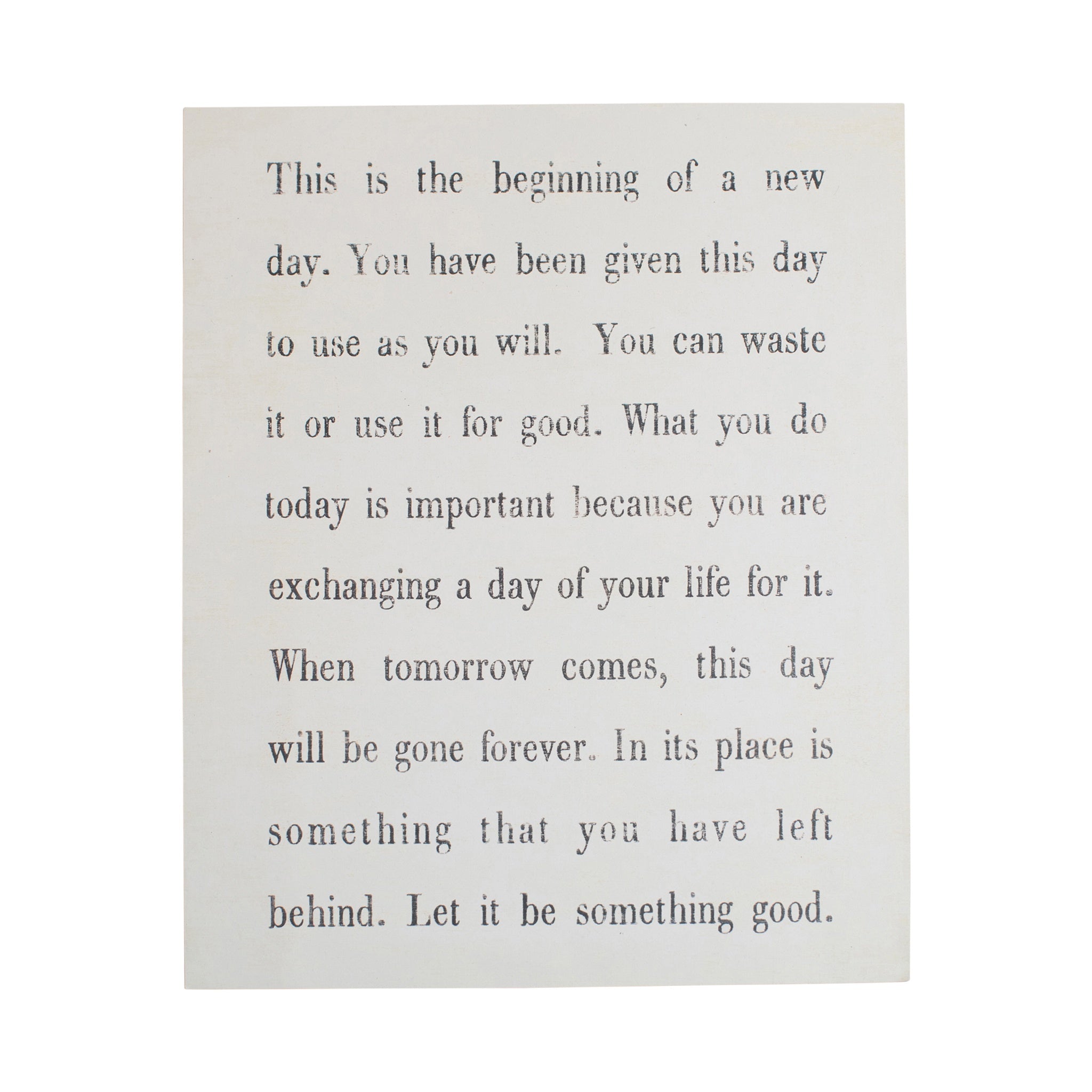 12"x16" This Is The Beginning Art Poster