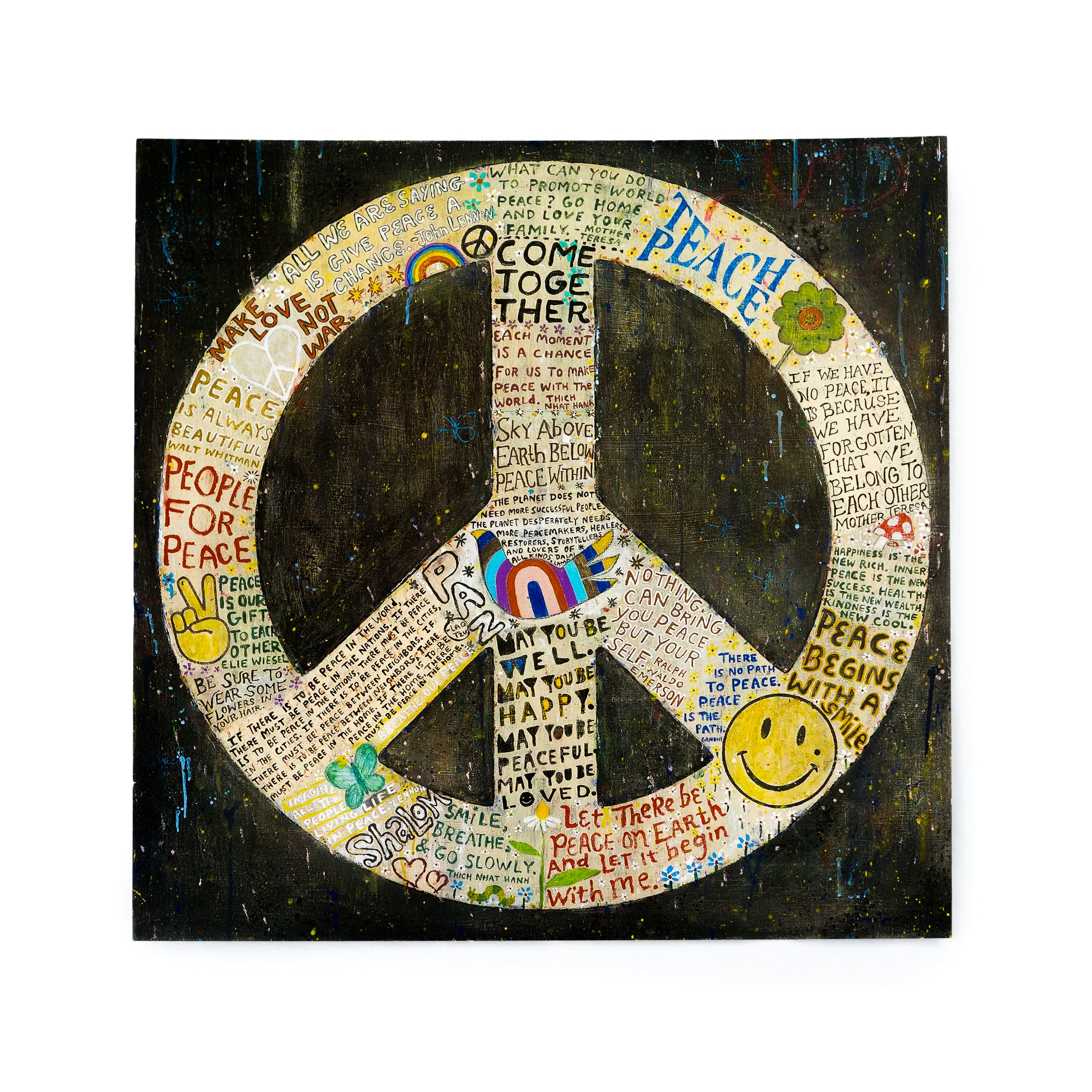 8"x8" Choose Peace Art Poster