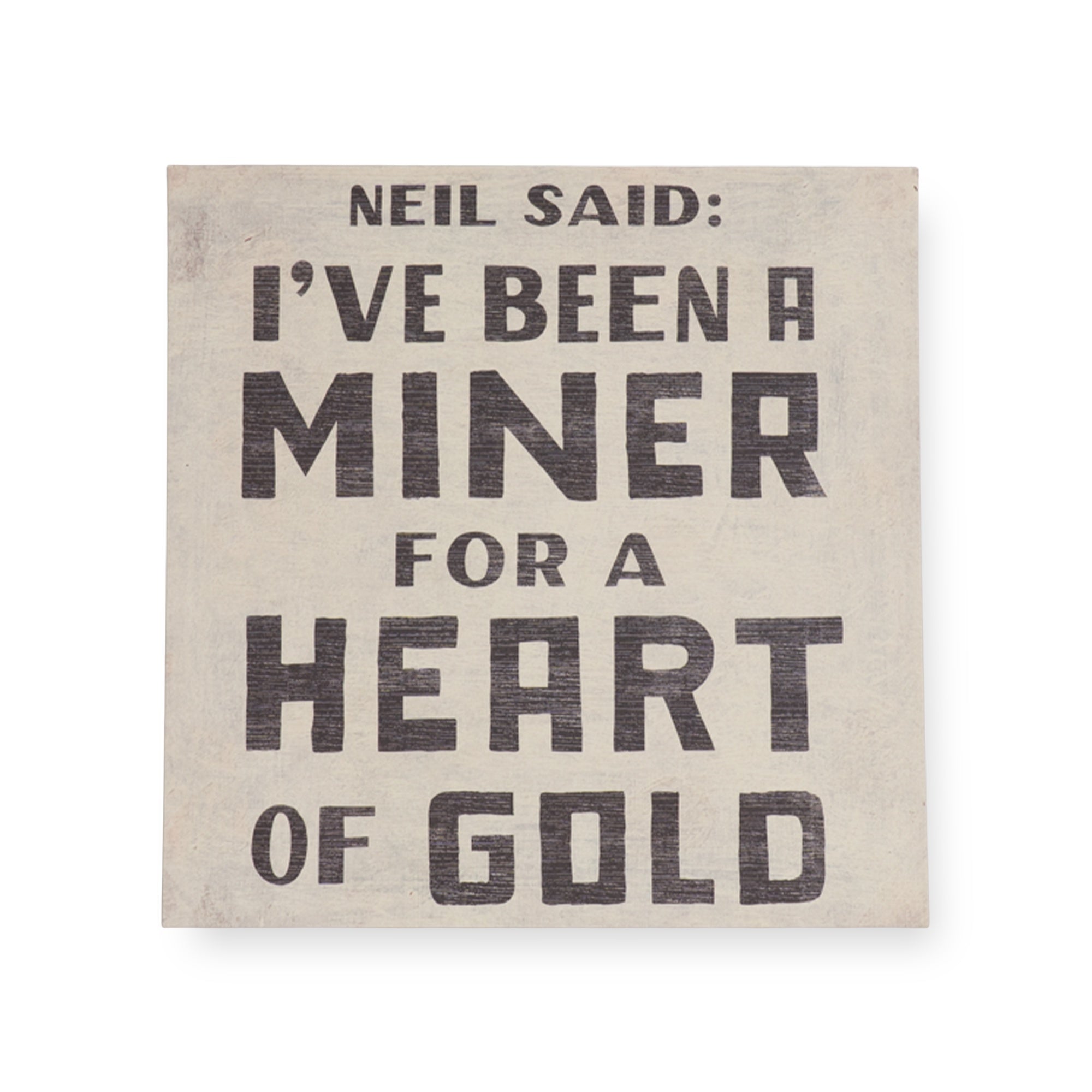 12"x12" Neil Said Art Poster