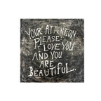 Your Attention Please Art Poster