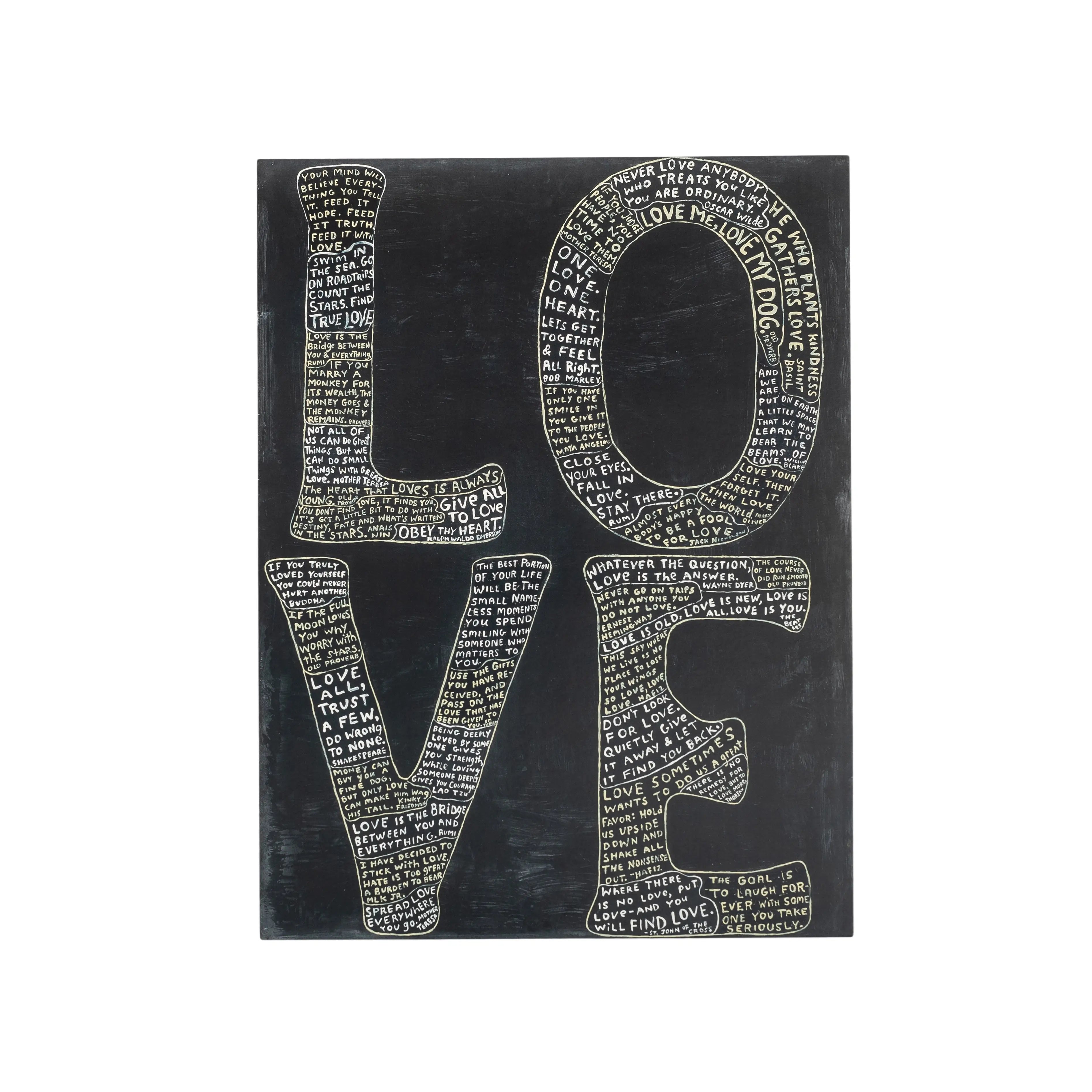  L-O-V-E Art Poster