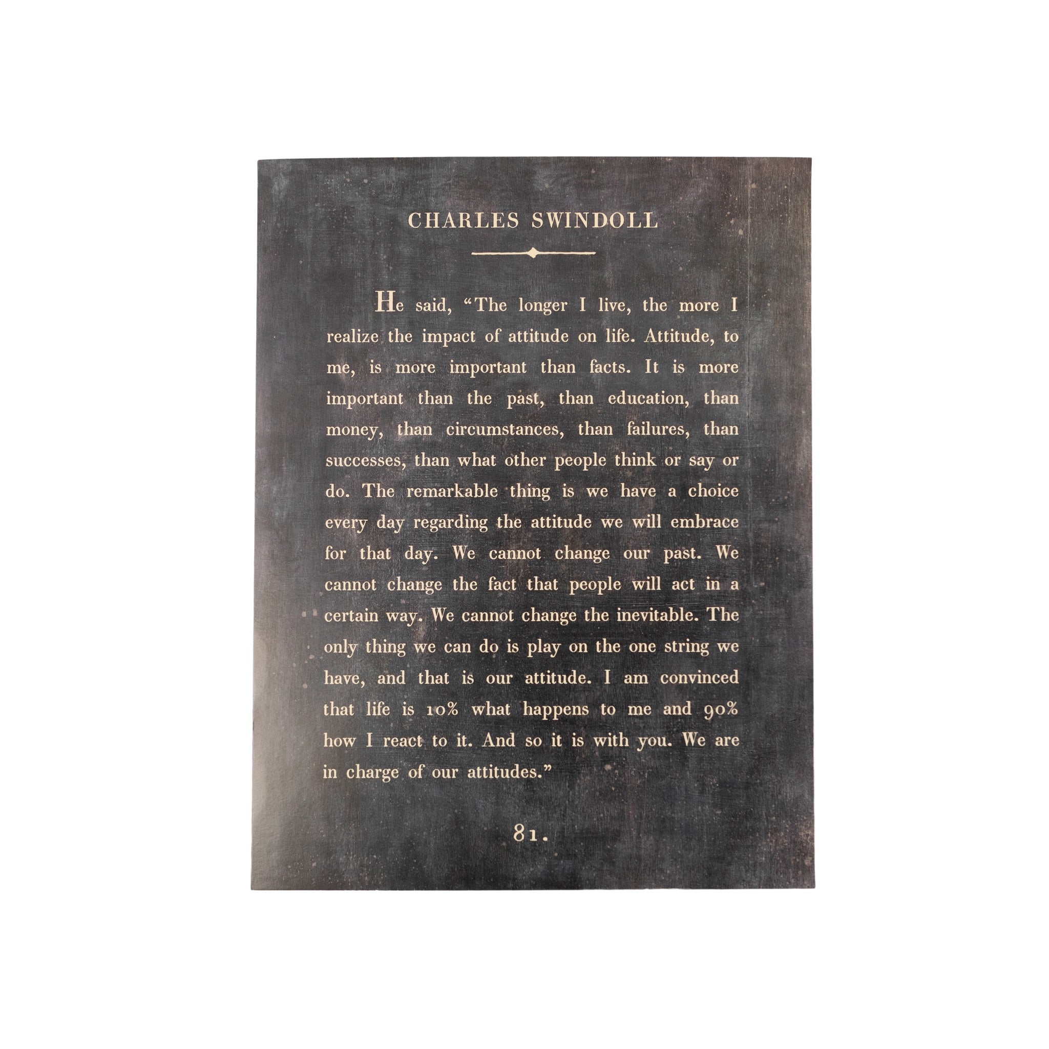 Charles Swindoll Book Collection Art Poster