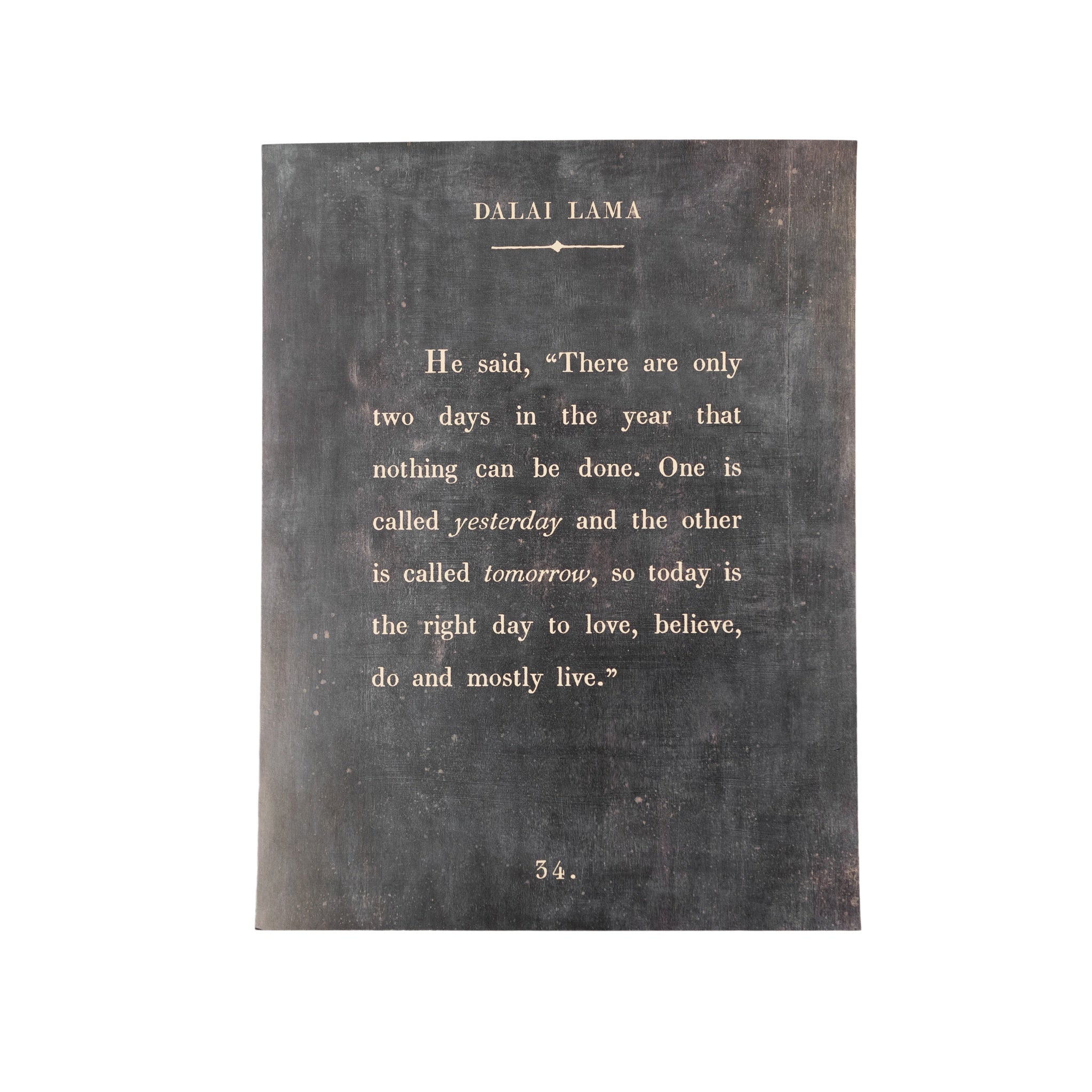 Dalai Lama Book Collection Art Poster