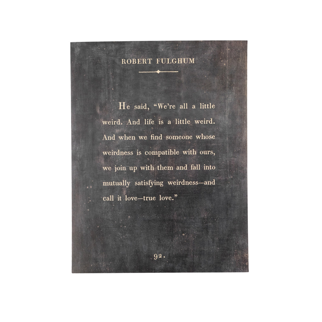 Robert Fulghum Book Collection Art Poster
