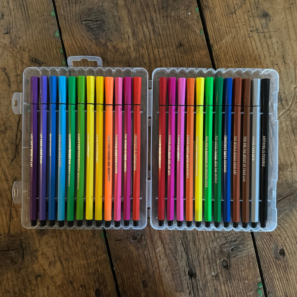Felt Tip Markers - 24 count