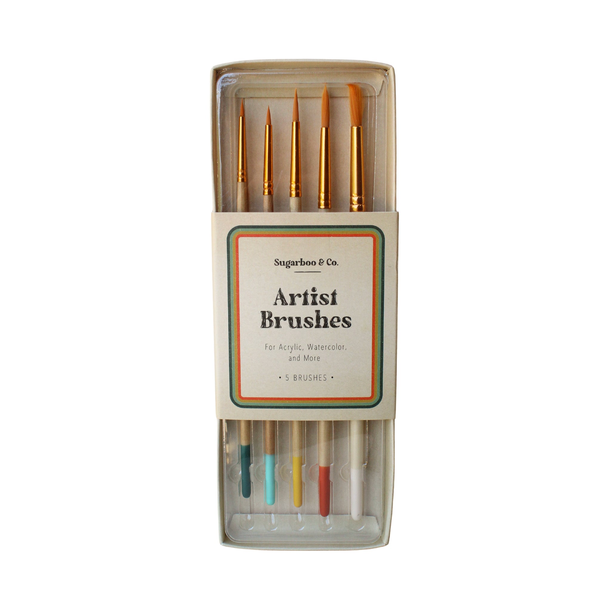 Beginner Paint brush Kit- Set of 5