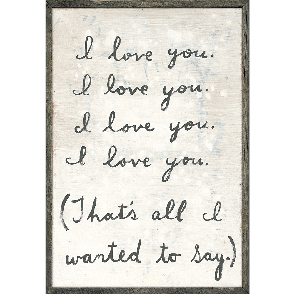 All I Wanted