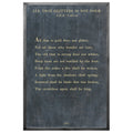 All That Glitters - Poetry Collection (Grey Wood) - Art Print