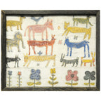 Stacked Animals Art Print