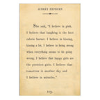 Audrey Hepburn - Book Collection - Art Print
