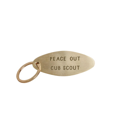 Brass Hotel Keychains