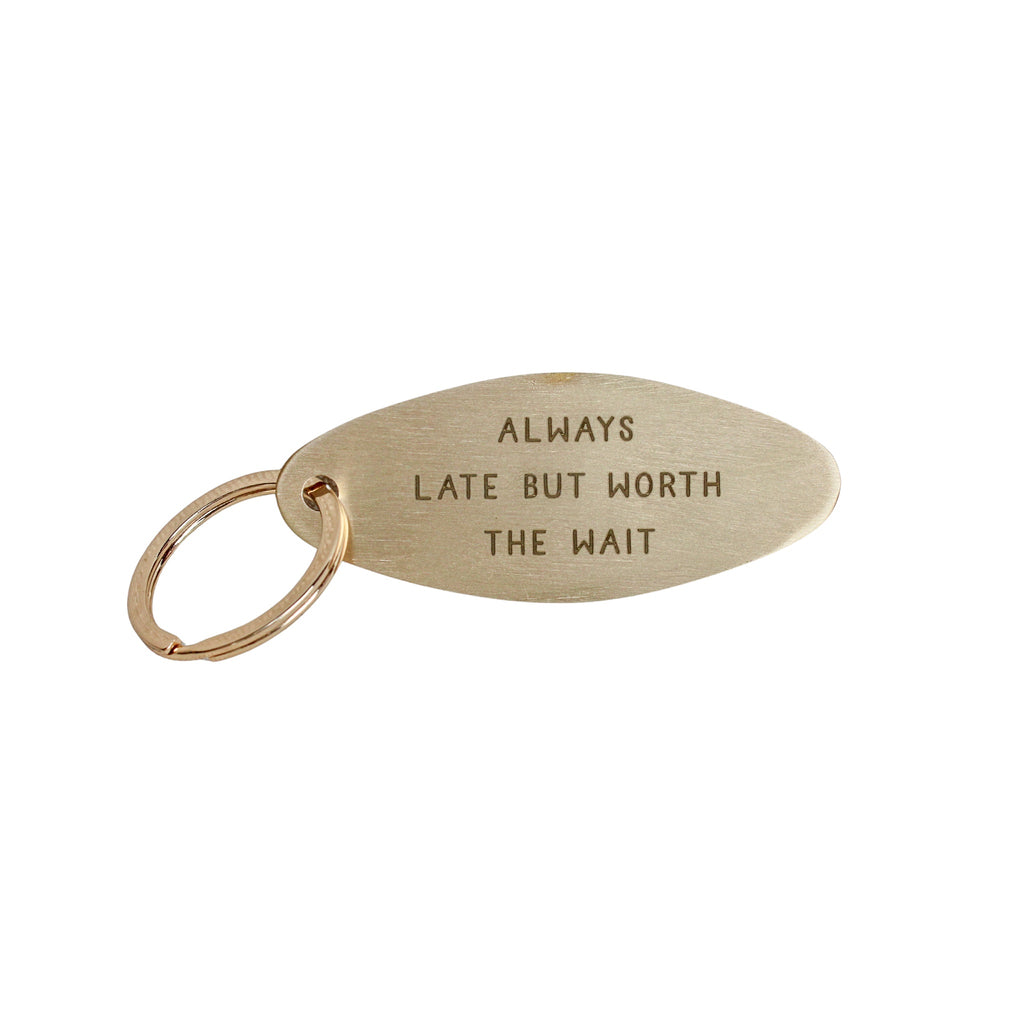 Brass Hotel Keychains