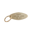 Brass Hotel Keychains