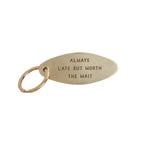 Brass Hotel Keychains