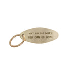 Brass Hotel Keychains