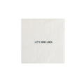 Let's Drink Lunch Cocktail Napkin Set (20pcs) 5" x 5"