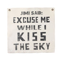 ***Jimi Said 25"x25" Hand Painted Wall Hanging