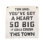 Tom Said Hand Painted Wall Hanging