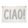 ***Ciao Hand Painted Wall Hanging - 37"x25"