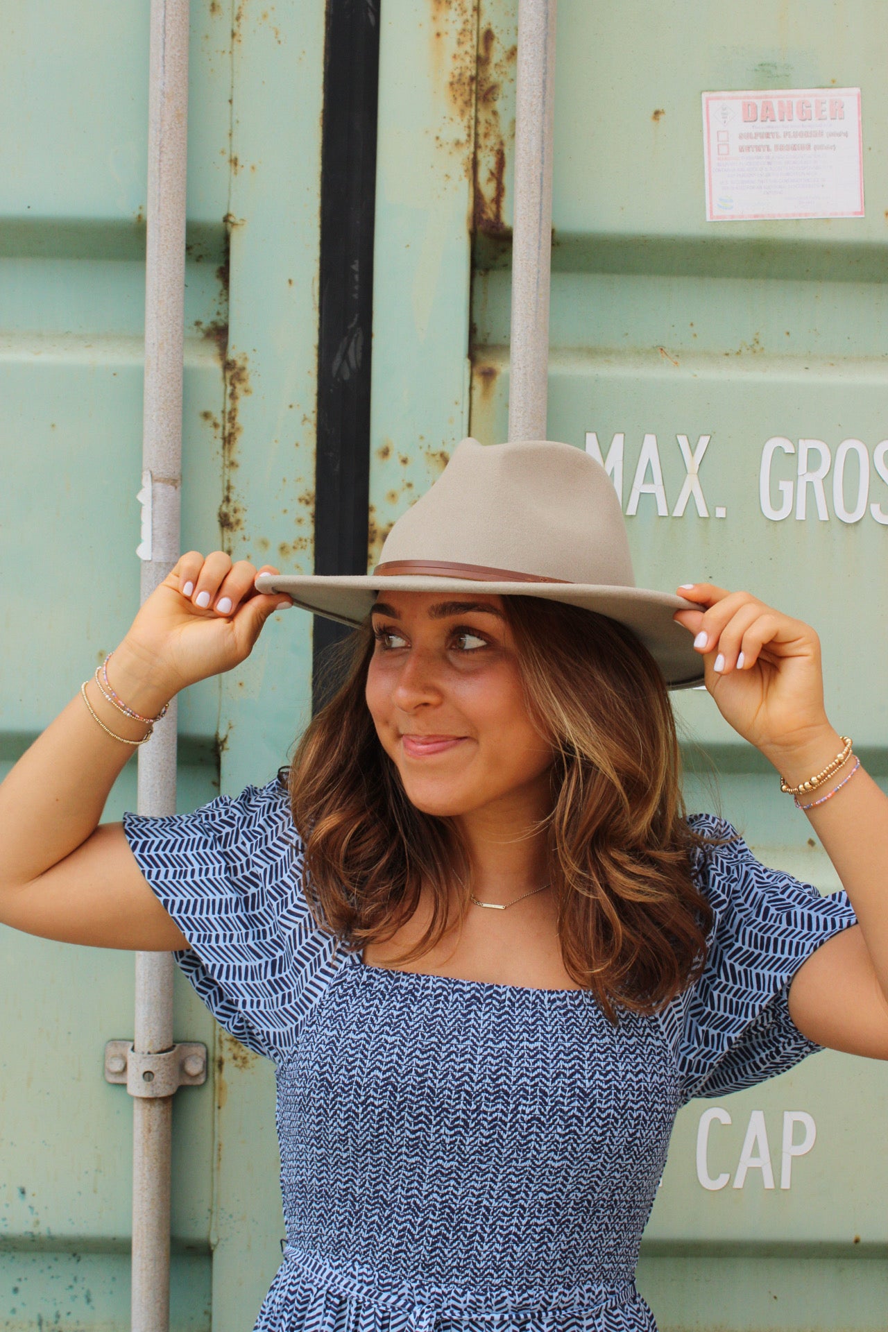 Billie Hat in Taupe