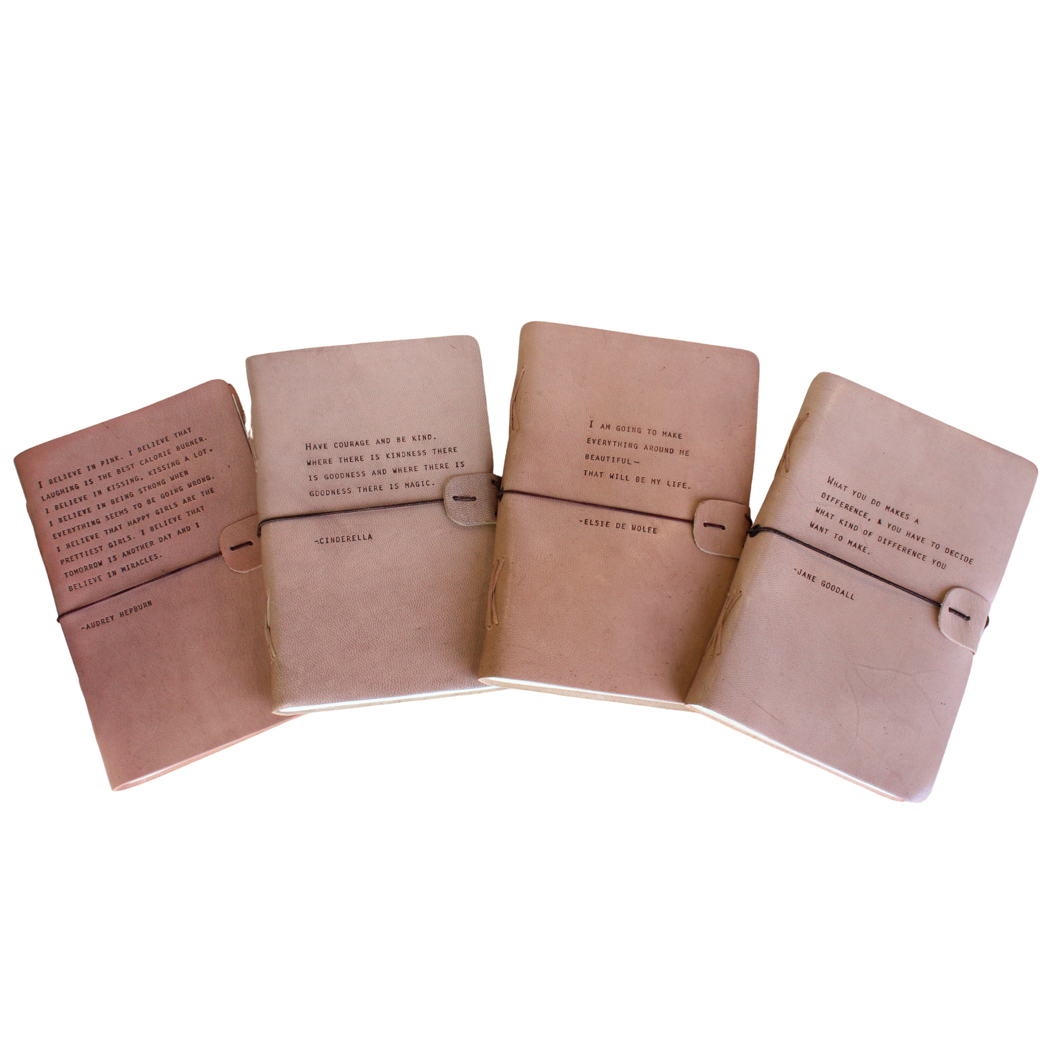 Artisan Leather Journal - Blush