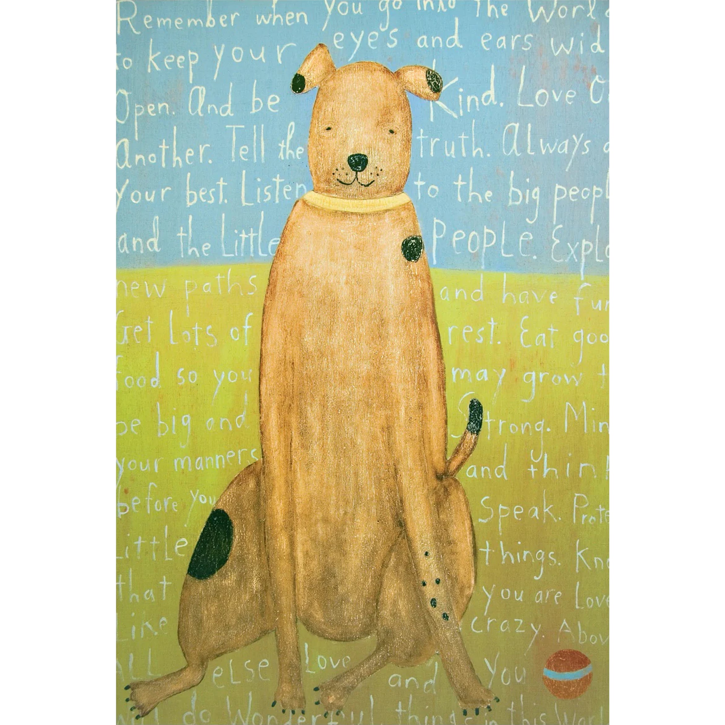 Brown Boy Dog - Art Print – Sugarboo & Co
