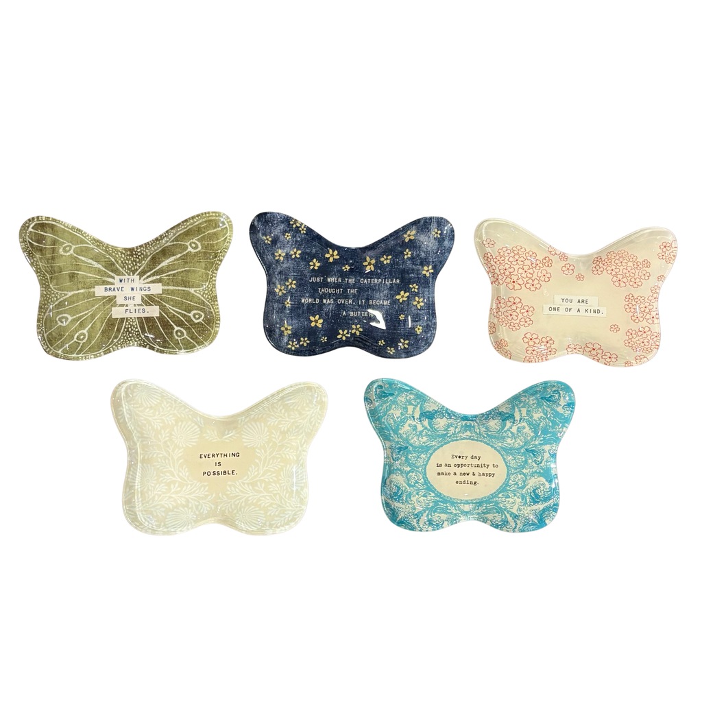 Butterfly Decoupage Plate