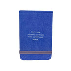 Butterfly Language Fabric Notebook
