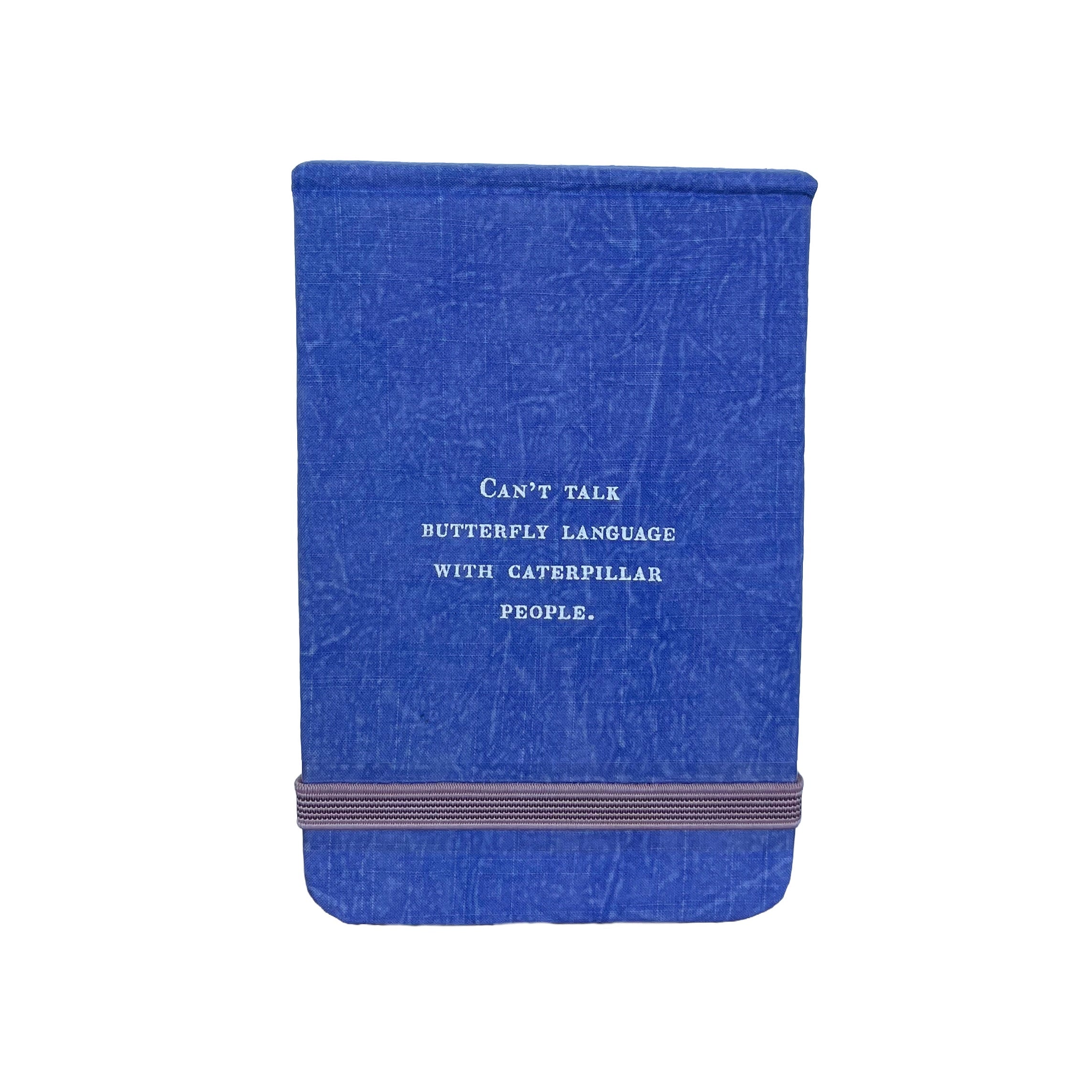 Can't Talk Fabric Notebook-3.5"x5.5"