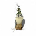 Boy penguin with a green and white beanie & Gold Present  - Huddle of Penguins