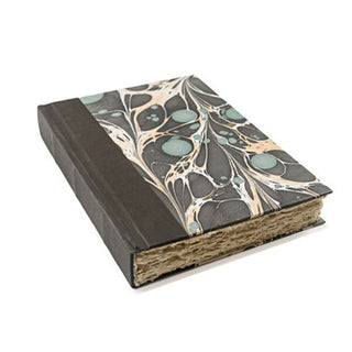 Brown, Green, and Gold Marble Journal